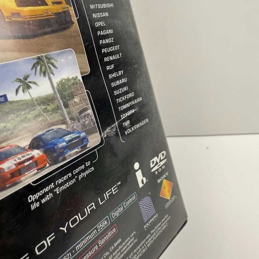 Gran Turismo 3: A-Spec Complete With Manual PS2 (Play Station 2)‎ Black Label